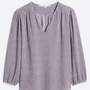Fun 2 Fun Kenmore Split Neck Blouse